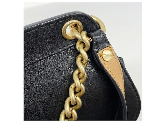 Chanel Matelassé Schultertasche mit Kette Schwarz - Ansicht 9