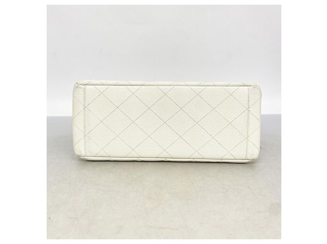 Chanel Matelassé White Schultertasche Weiß - Ansicht 3
