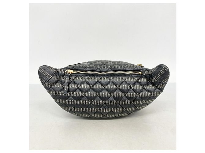 Chanel Matelassé Leder-Taillengürteltasche Schwarz - Ansicht 9