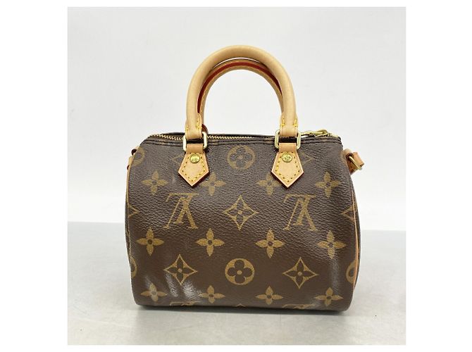 Louis Vuitton Monogram Nano Speedy Handtasche Braun - Ansicht 11
