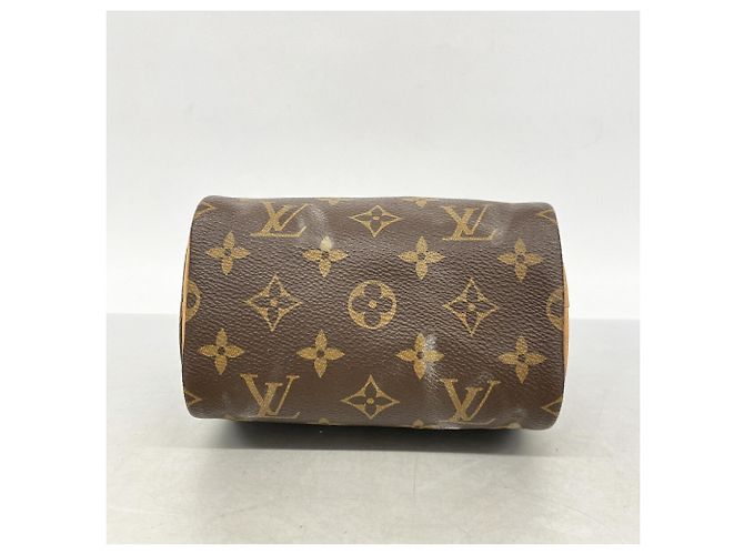 Louis Vuitton Monogram Nano Speedy Handtasche Braun - Ansicht 3