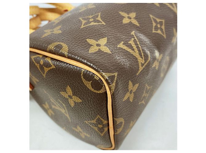 Louis Vuitton Monogram Nano Speedy Handtasche Braun - Ansicht 6