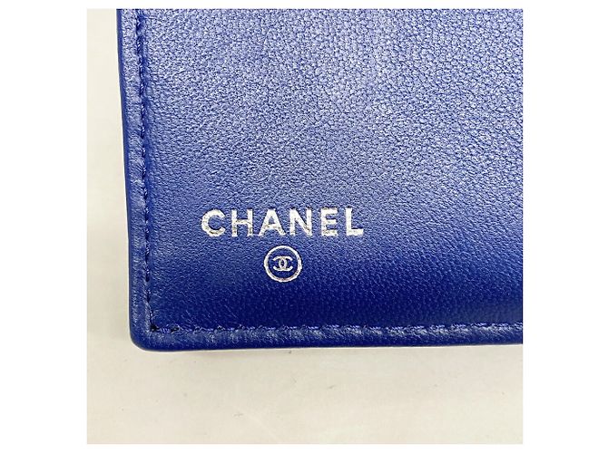 Cartera Tri-Fold Chanel en Azul - vista 4