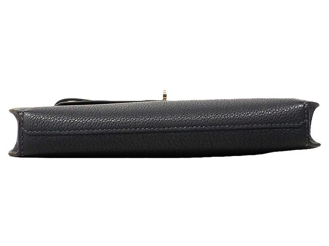 Hermès Hermes Kelly Depeches 25 Clutch Bag Blu - vista 3