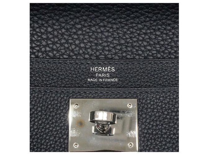 Hermès Hermes Kelly Depeches 25 Clutch Bag Blu - vista 5