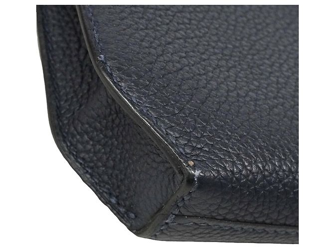 Hermès Hermes Kelly Depeches 25 Clutch Bag Blu - vista 6