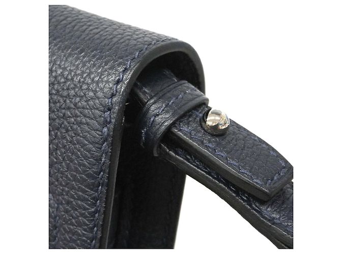 Hermès Hermes Kelly Depeches 25 Clutch Bag Blu - vista 7