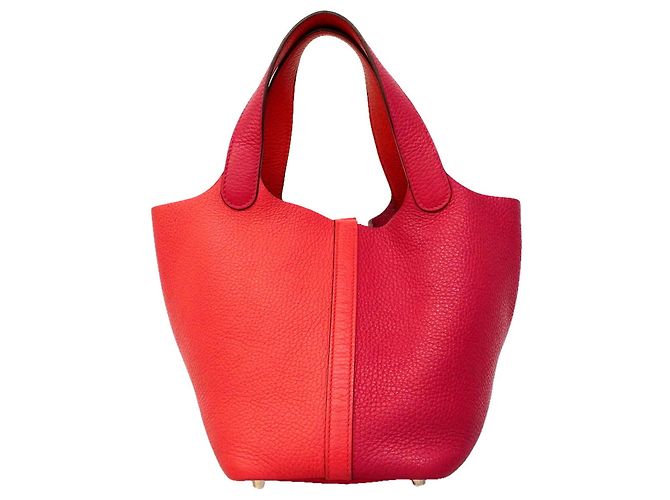 Hermès Bolso Hermes Picotin Lock PM Casaque Rosa - vista 12