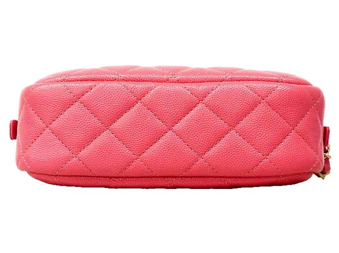 Borsa a tracolla Chanel Matelassé con catena in rosa - vista 3