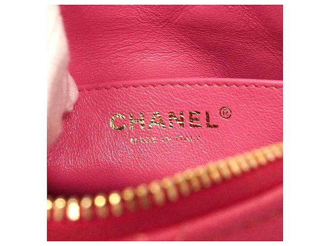 Borsa a tracolla Chanel Matelassé con catena in rosa - vista 5