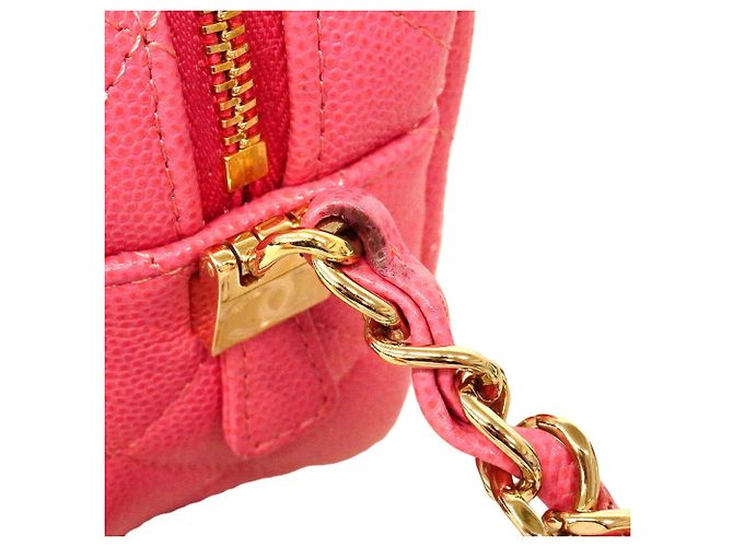 Borsa a tracolla Chanel Matelassé con catena in rosa - vista 6