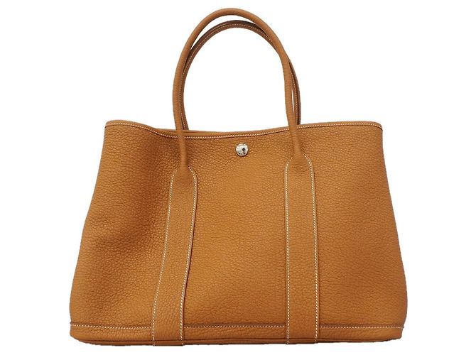 Hermès Hermes Garden PM Tote Bag Golden - Ansicht 6
