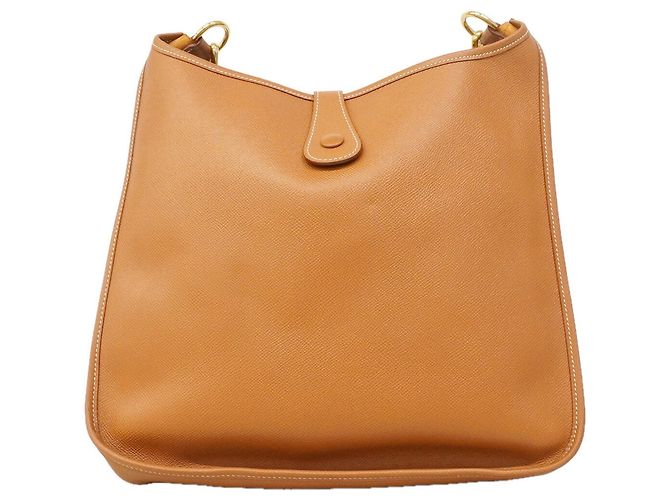 Hermès Borsa a tracolla Hermes Evelyne 1GM D'oro - vista 10