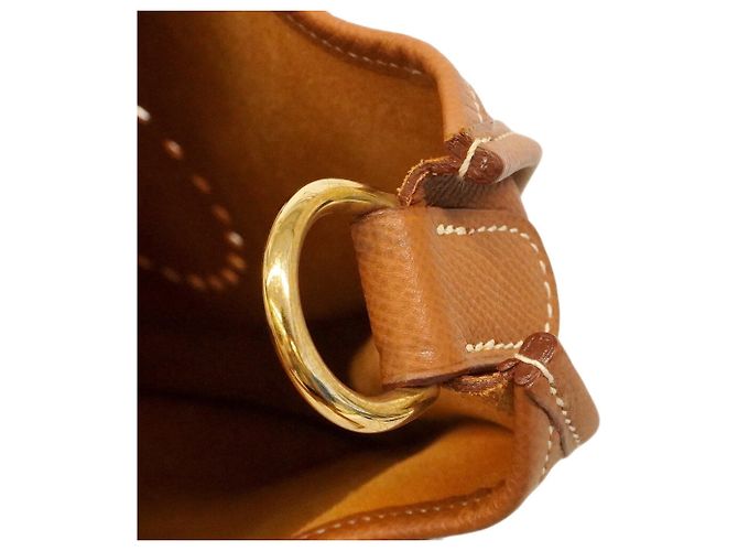 Hermès Borsa a tracolla Hermes Evelyne 1GM D'oro - vista 7