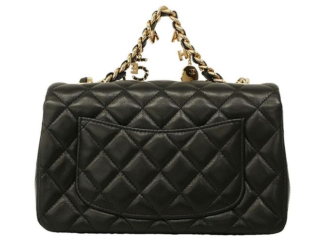 Borsa a tracolla Mini Matelassé con catena Chanel Nero - vista 10