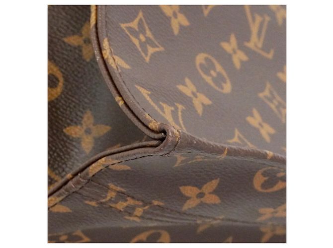 Borsa Tote Louis Vuitton Monogram Sac Plat Marrone - vista 6