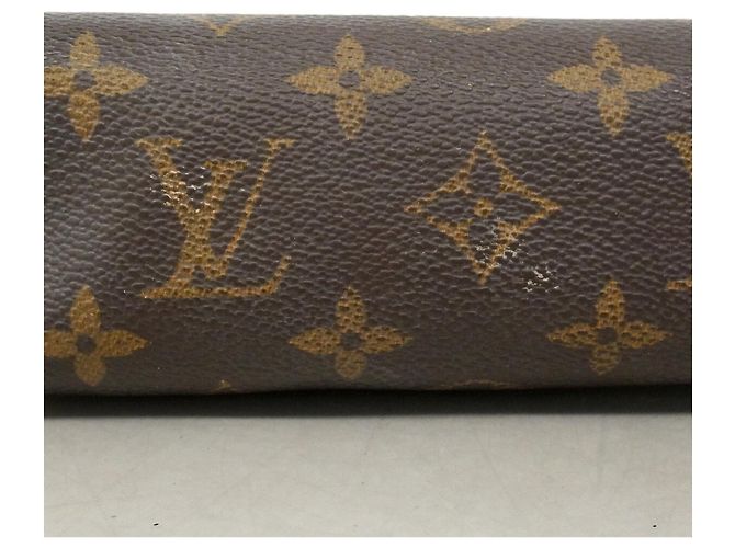 Louis Vuitton Monogram Pochette Tic Bag/Pouch Marrone - vista 10