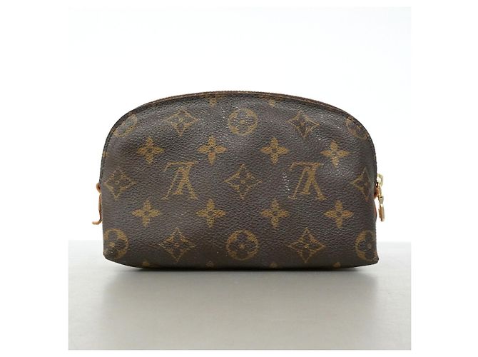 Louis Vuitton Monogram Pochette Tic Bag/Pouch Marrone - vista 11