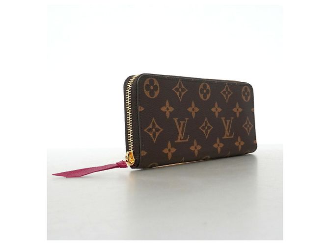 Louis Vuitton Monogram Portefeuille Clemence Long Wallet Fucsia - vista 2