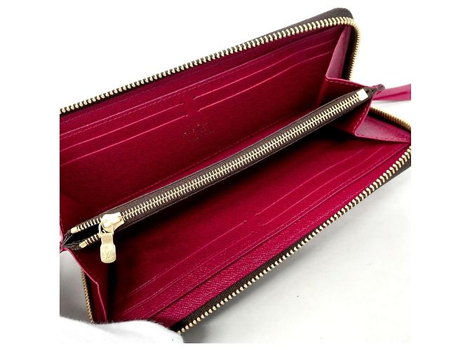 Louis Vuitton Monogram Portefeuille Clemence Long Wallet Fucsia - vista 4