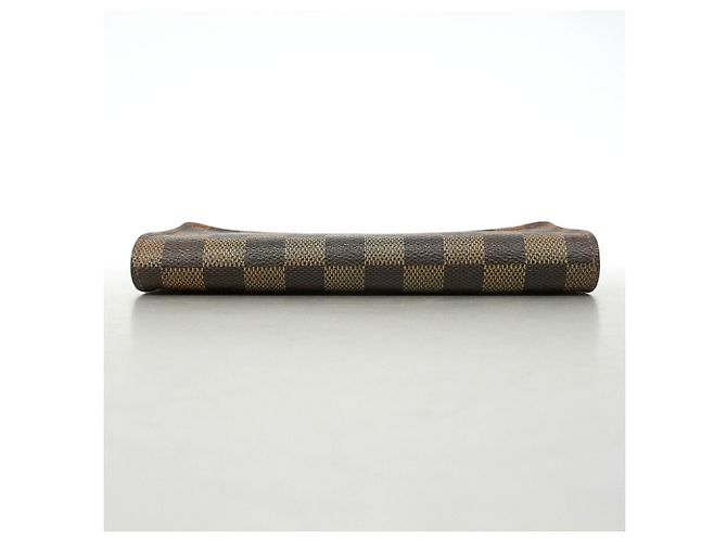 Louis Vuitton Damier Portemonnaie Zip Long Wallet in Ebene Damier ebene - vista 3
