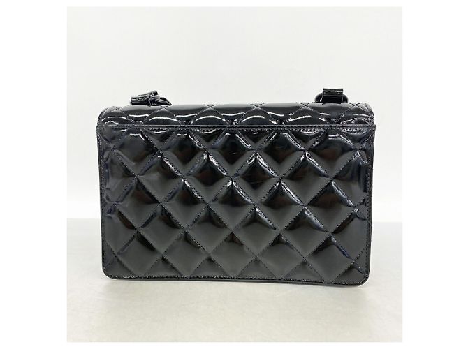 Borsa a Tracolla Chanel Matelassé Nera Nero - vista 12