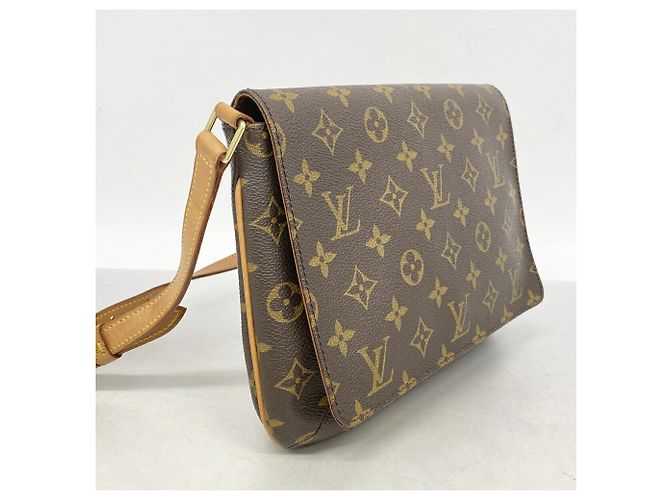 Louis Vuitton Monogram Musette Tango Schultertasche Braun - Ansicht 2