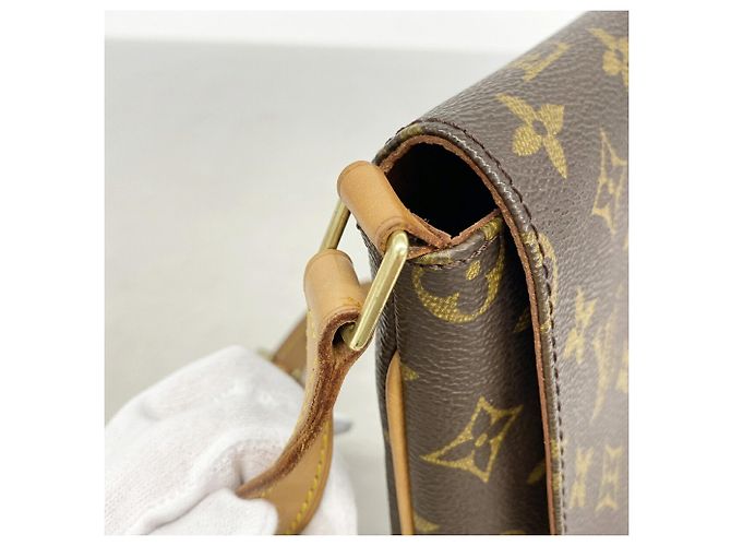 Louis Vuitton Monogram Musette Tango Schultertasche Braun - Ansicht 7