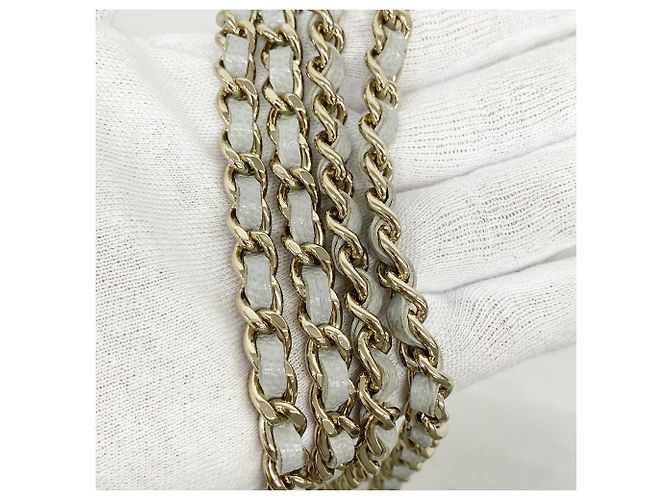 Borsa a tracolla Chanel Matelassé con catena Marrone - vista 8