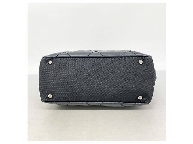 Chanel Paris Biarritz Canvas Tote Bag Schwarz - Ansicht 3