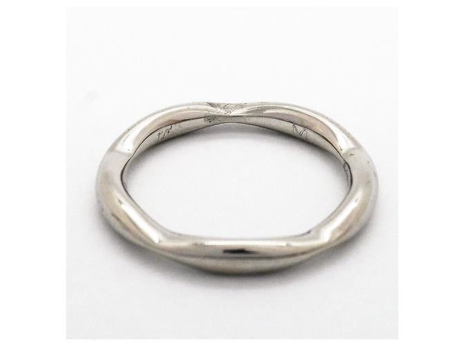 Chanel Camélia Bandring aus Platin mit Diamant - Ansicht 6
