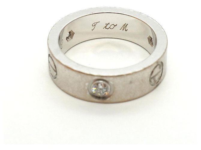 Cartier Love Ring in Weißgold mit Diamant - Ansicht 6