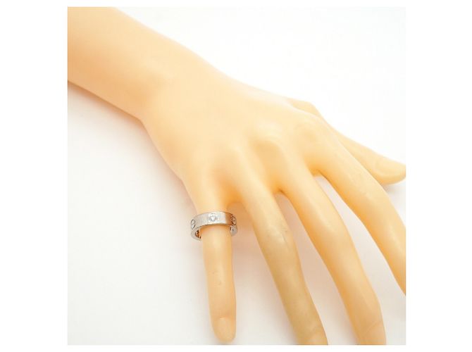 Cartier Love Ring in Weißgold mit Diamant - Ansicht 8