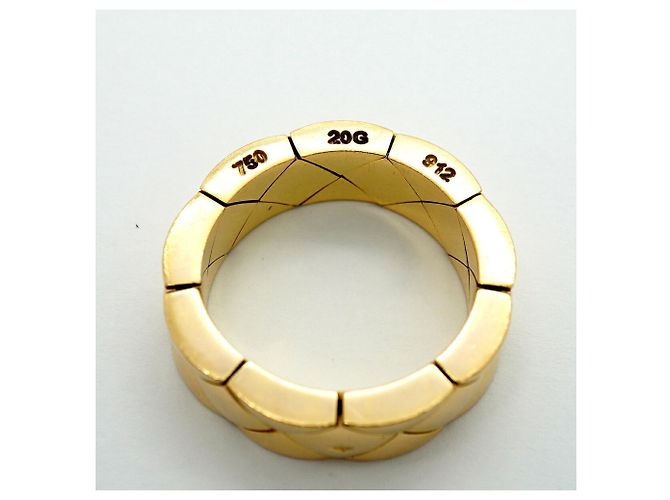 Chanel Matelassé Ring aus 18K Gelbgold - Ansicht 5
