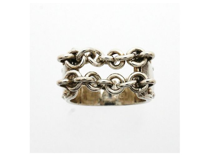 Ring Hermès Anello a Fascia Hermes Silver 925 - vista 2