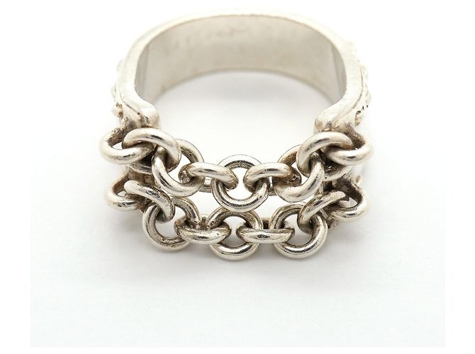 Ring Hermès Anello a Fascia Hermes Silver 925 - vista 3