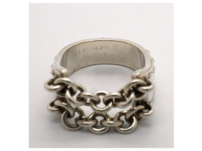 Ring Hermès Anello a Fascia Hermes Silver 925 - vista 4