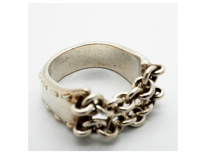 Ring Hermès Anello a Fascia Hermes Silver 925 - vista 5