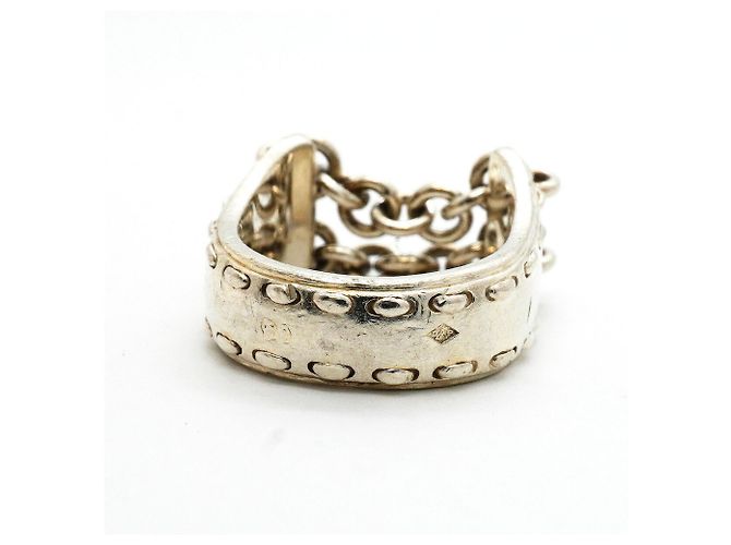 Ring Hermès Anello a Fascia Hermes Silver 925 - vista 6