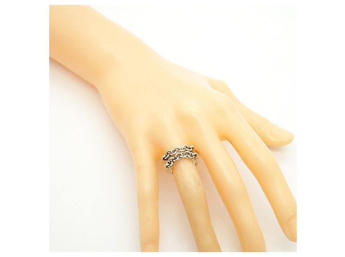 Ring Hermès Anello a Fascia Hermes Silver 925 - vista 8