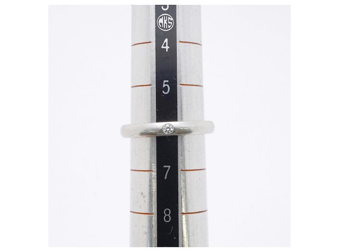 Autre Marque Tiffany & Co. Platin-Diamant-Stacking-Ring - Ansicht 8