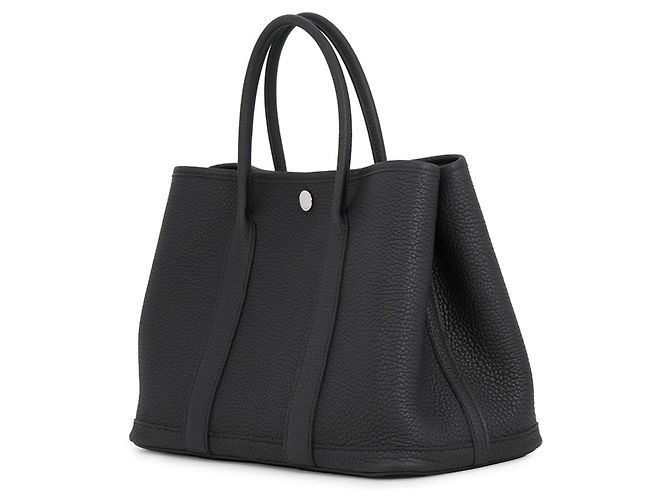 Hermès Hermes Garden TPM Tote Bag Schwarz - Ansicht 2