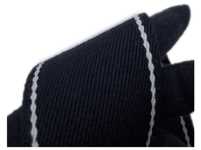 Hermès Bolso de hombro Hermes Kara en piel Togo negra Negro - vista 6