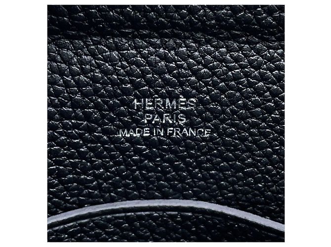 Hermès Bolso de hombro Hermes Kara en piel Togo negra Negro - vista 7