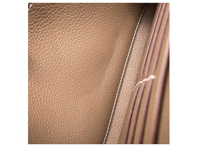 Hermès Portafoglio lungo Hermes Constance To Go Taupe - vista 7