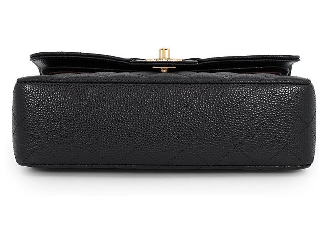 Borsa a tracolla Chanel Classic Matelassé con catena Nero - vista 3