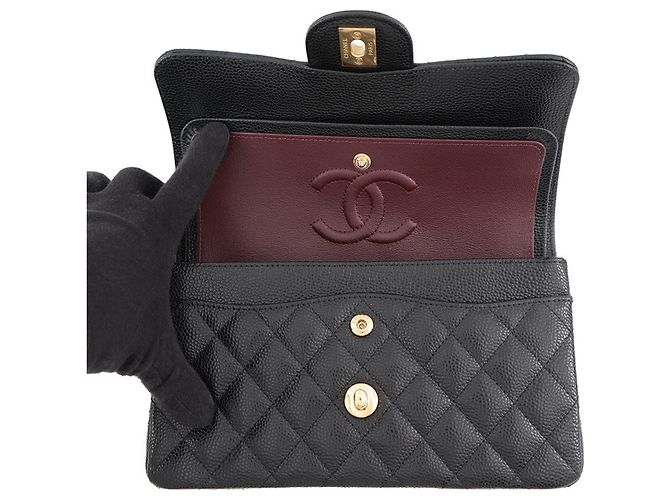 Borsa a tracolla Chanel Classic Matelassé con catena Nero - vista 6