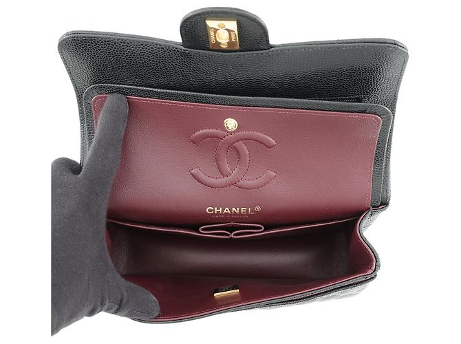 Borsa a tracolla Chanel Classic Matelassé con catena Nero - vista 7