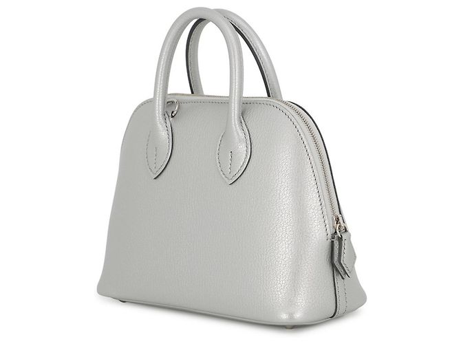 Hermès Hermes Bolide 1923 Mini Handtasche Silber - Ansicht 2