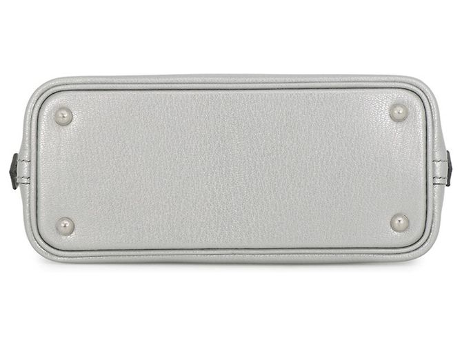 Hermès Hermes Bolide 1923 Mini Handtasche Silber - Ansicht 3